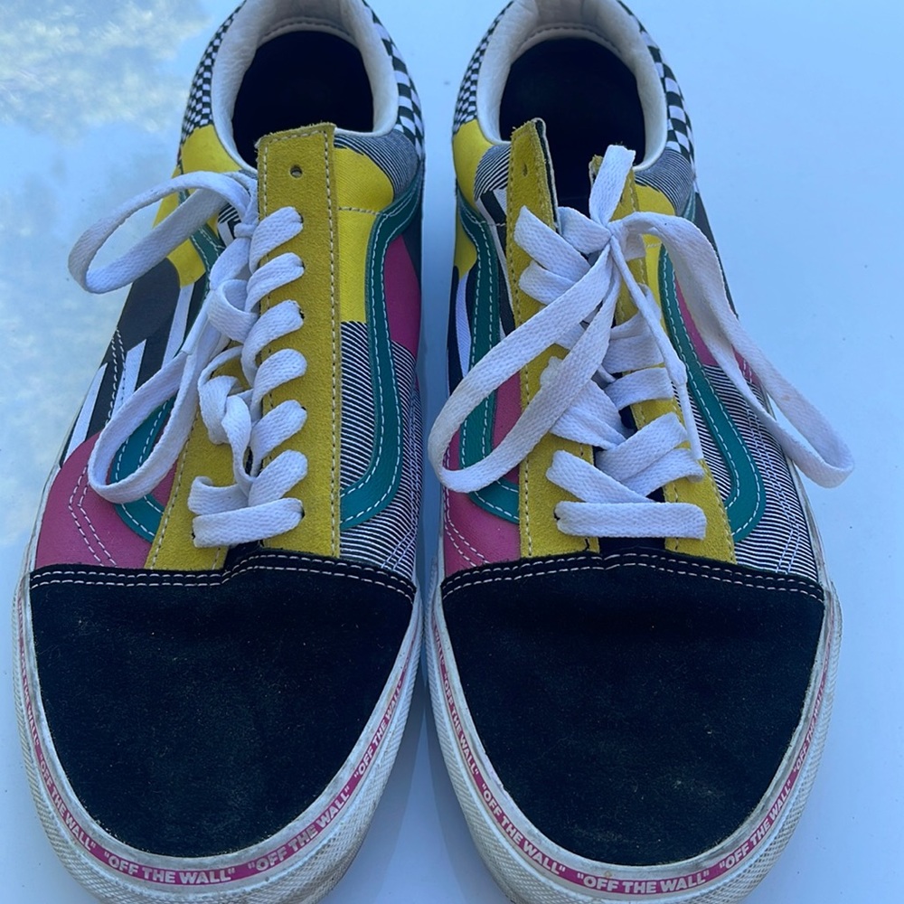 Mens multi color vans